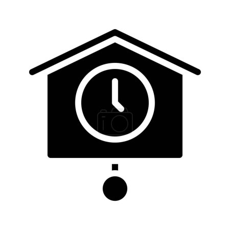 Téléchargez les illustrations : Isolé icône de l'horloge conception vectorielle - en licence libre de droit