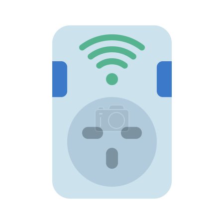Illustration for Smart Plug  web icon vector illustration - Royalty Free Image