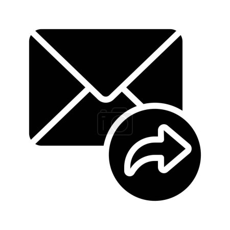 Ilustración de Compartir Icono de correo, ilustración vectorial - Imagen libre de derechos