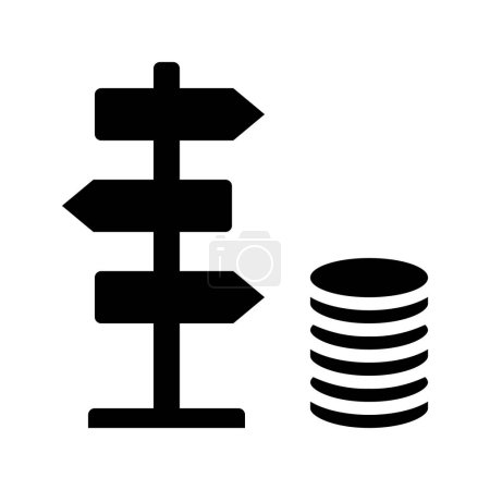 Data Ambiguity icon, vector illustration   