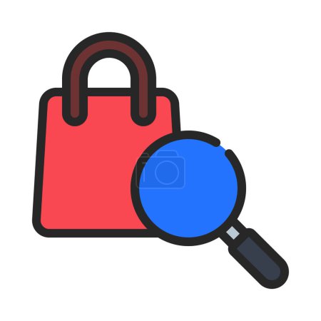 Illustration for Search Product icon, vector illustration - Royalty Free Image