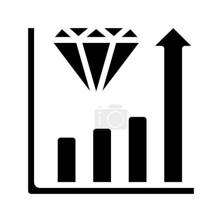 Ilustración de Negocio Valor Gráfico icono, vector de ilustración - Imagen libre de derechos