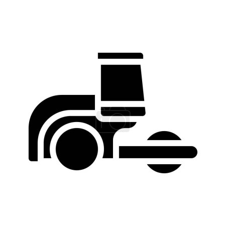 Téléchargez les illustrations : Illustration vectorielle d'icône de rouleau de vapeur - en licence libre de droit