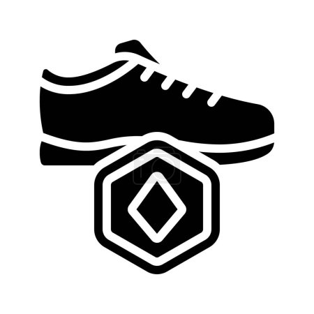 Illustration for NFT Sneaker web icon vector illustration - Royalty Free Image