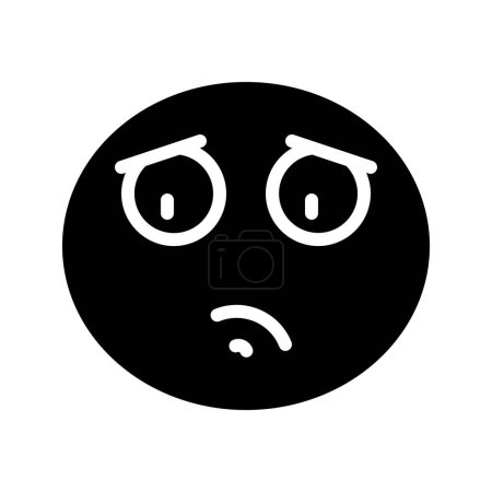 Illustration for Cute emoticons face, vector illustration simple design - Royalty Free Image