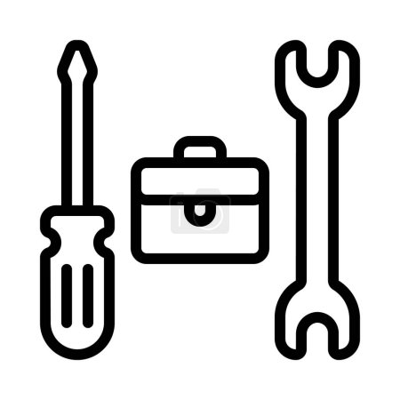 Téléchargez les photos : Business Tools illustration vectorielle d'icône web - en image libre de droit