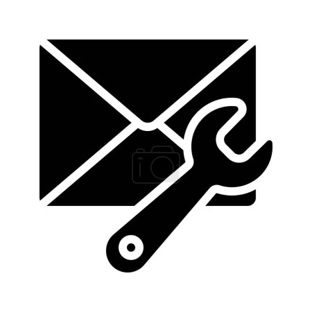 Illustration for Repair Email icon, vector illustration - Royalty Free Image