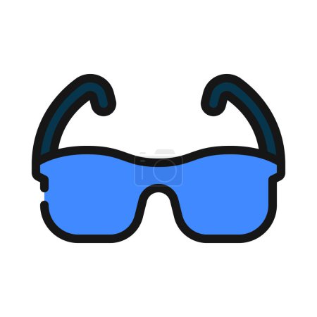 Illustration for Sunglasses Pair web icon vector illustration - Royalty Free Image