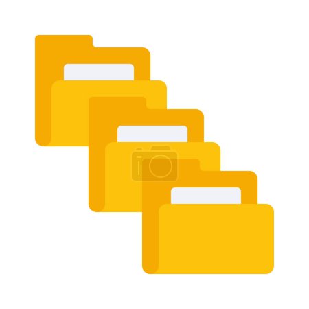Folder Backups icon, vector illustration  