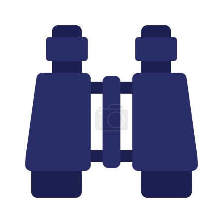 Illustration for Binoculars icon, vector illustration isolated on white background - Royalty Free Image