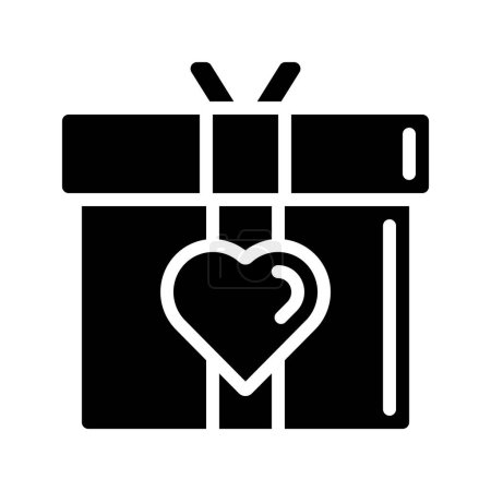 Ilustración de Icono de la caja de regalo, ilustración vectorial - Imagen libre de derechos