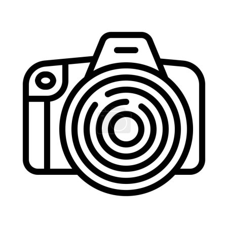 Illustration for DSLR camera icon vector illustration design - Royalty Free Image