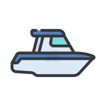 Illustration for Boat icon, simple vector illustration - Royalty Free Image