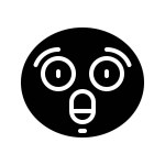Emoticons icon isolated on white background