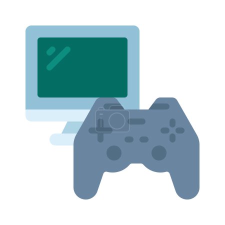 Ilustración de Icono del controlador de juego de computadora, ilustración de vectores - Imagen libre de derechos