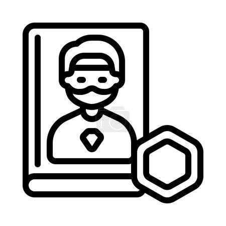 Illustration for Comic Book NFT  icon, vector illustration - Royalty Free Image