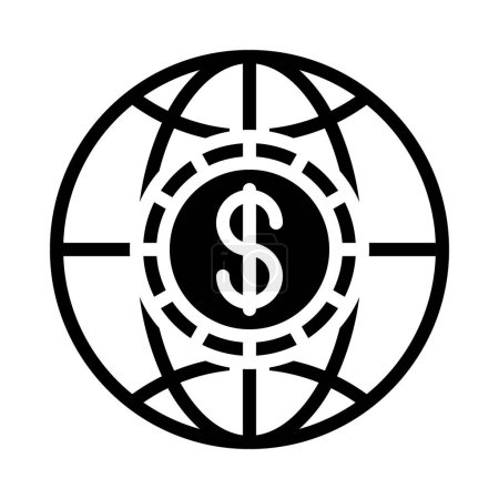 Ilustración de Internet Money icono web vector ilustración - Imagen libre de derechos