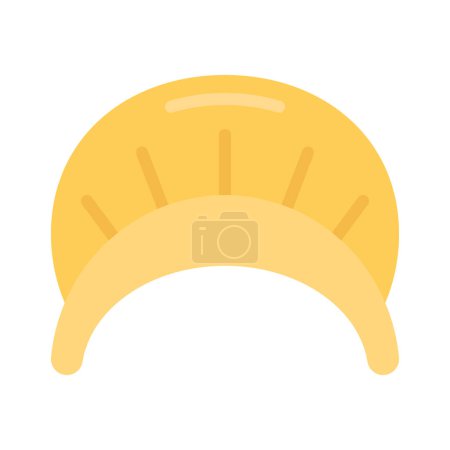 Illustration for Pilgrim Hat web icon vector illustration - Royalty Free Image