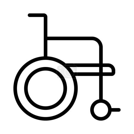 Téléchargez les illustrations : Illustration vectorielle de chaise roulante d'hôpital - en licence libre de droit