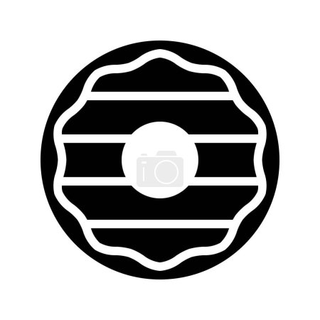 Illustration for Donut vector thin line icon - Royalty Free Image