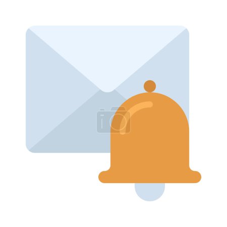 Illustration for Email Notification Icon, Vector Illustration - Royalty Free Image