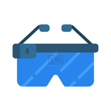 Illustration for Smart Glasses web icon vector illustration - Royalty Free Image