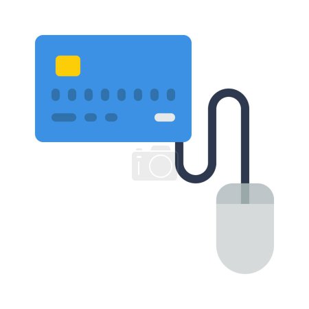Téléchargez les illustrations : Illustration vectorielle d'icône de carte de crédit - en licence libre de droit