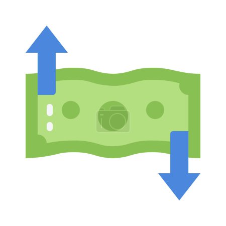 Wechselkurse Web-Symbol-Vektor-Illustration