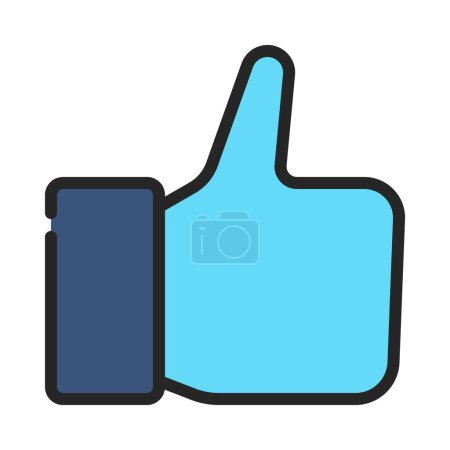 Illustration for Thumbs Up icon, vector illustration - Royalty Free Image
