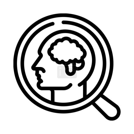 Illustration for Research  Customer Behaviour icon, vector illustration - Royalty Free Image