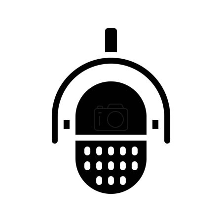 Illustration for Recording Microphone icon, vector illustration - Royalty Free Image