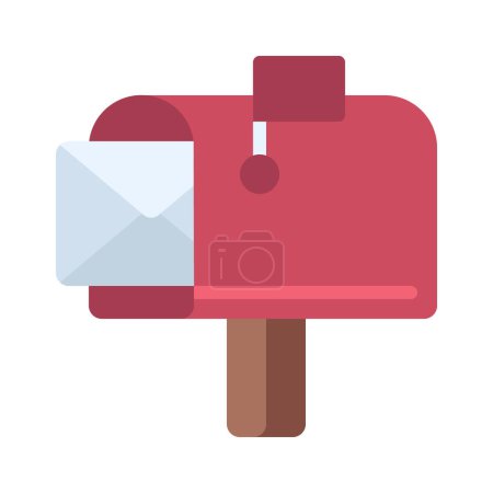 Téléchargez les illustrations : Icône Post Mail, illustration vectorielle - en licence libre de droit