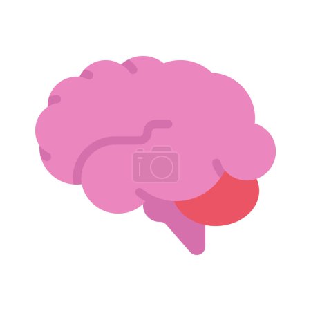 Photo for Brain vector icon on white background - Royalty Free Image