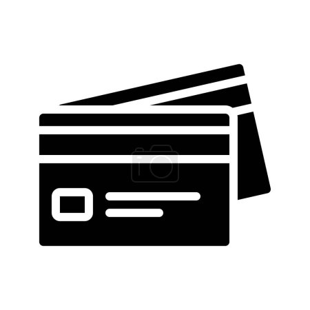 Illustration for Credit Card web icon vector illustration - Royalty Free Image