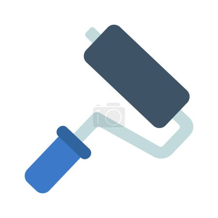 Illustration for Paint roller icon isolated on white background. Tool for paint surfaces. Vector illustration - Royalty Free Image