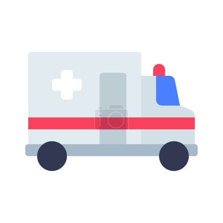 Illustration for Ambulance icon vector illustration - Royalty Free Image