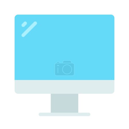 Ilustración de PC icono de la computadora, ilustración vectorial - Imagen libre de derechos
