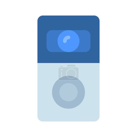 Illustration for Camera Doorbell icon vector illustration design - Royalty Free Image