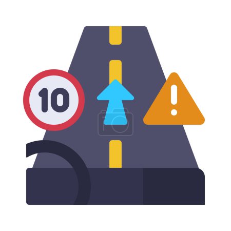 Illustration for Car Dashboard  web icon vector illustration - Royalty Free Image