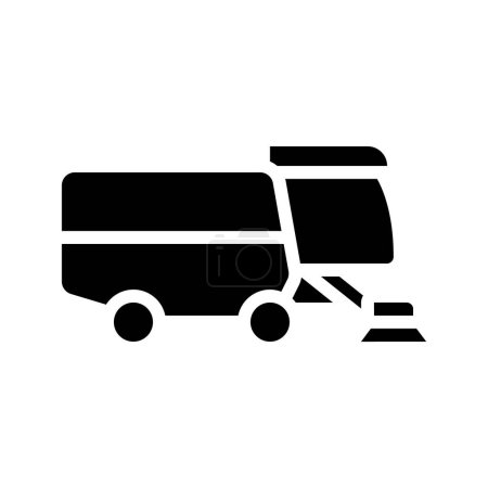 Illustration for Vehicle  truck vector illustration on a white  background. - Royalty Free Image