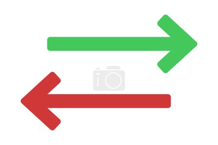 Illustration for Right And Left Arrow - Royalty Free Image