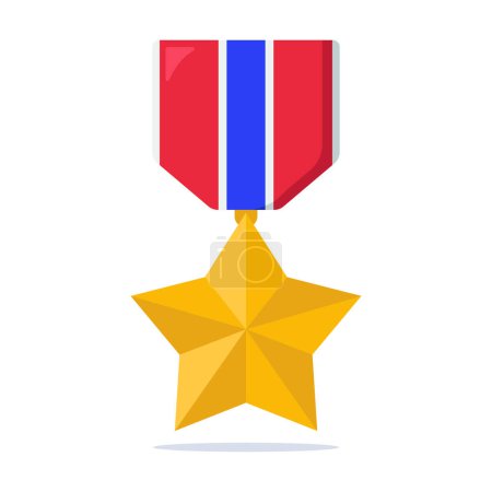 Illustration for Star Medal vector icon design - Royalty Free Image