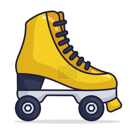 Illustration for Roller Skate, vector illustration - Royalty Free Image