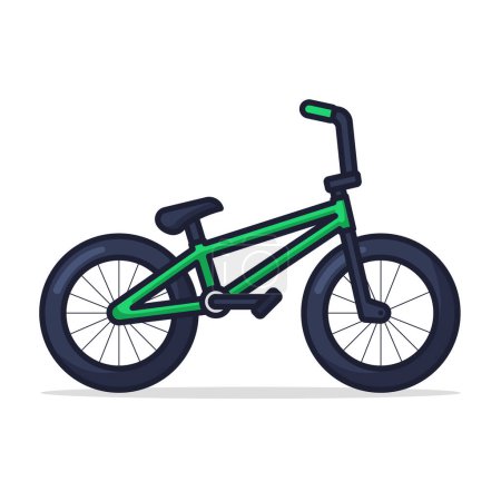 Ilustración de BMX Bike icono web vector de ilustración - Imagen libre de derechos