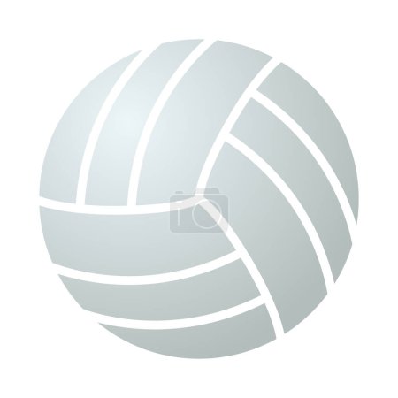 Illustration for Volleyball web icon vector illustration - Royalty Free Image