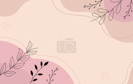 Ilustración de Fondo mínimo floral, textura - Imagen libre de derechos
