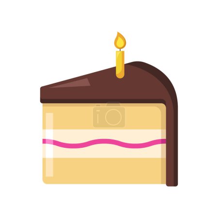 Ilustración de Panadería, pastel icono vector ilustración - Imagen libre de derechos