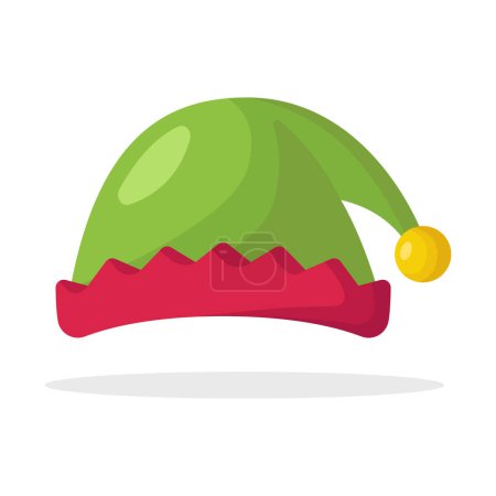 Téléchargez les illustrations : Illustration vectorielle d'icône de chapeau d'elfe - en licence libre de droit