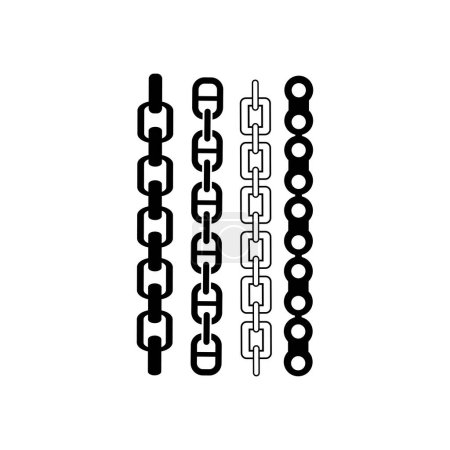 chain design logo vector template