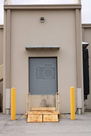 An Individual Loading Dock for hipping and Receiving Is Located Behind A Local Business